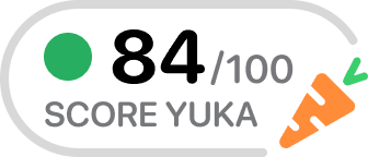 Score Yuka 84 sur 100 pour la Crème Hydratation Intense Dépil Net